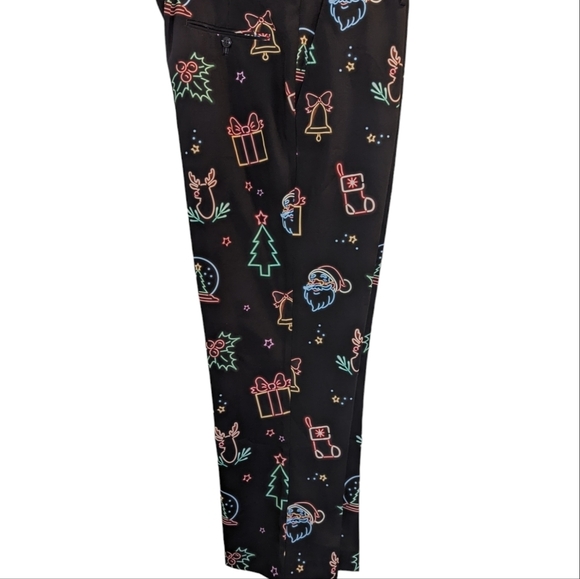 The Naughty Neon Noel Neon Lights Christmas Pants....Size 40/30 - Picture 5 of 7
